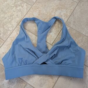 Stylish Light Blue Sports Bra